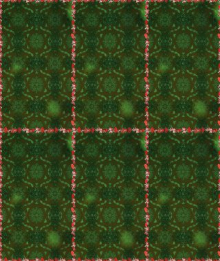 Raster suluboya çiçek deseni, narin çiçekler, yeşil ve gri çiçekler, tebrik kartı şablonu. Raster Güzel kumaş deseni.