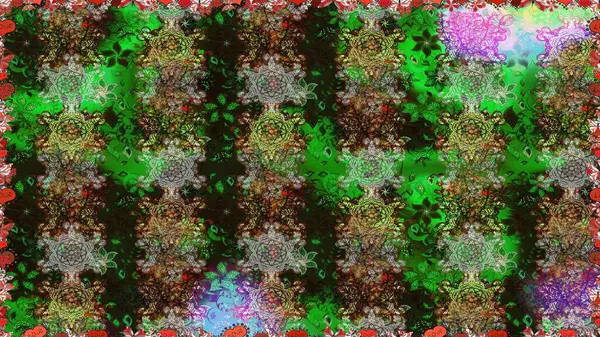 Güzel, pürüzsüz bir desen. Düz Çiçek Elementleri Tasarımı. Raster çiçekli arka plan. Güzel kumaş deseni. Renkli Yaz Temalı Kusursuz Arkaplan. Yazdır.