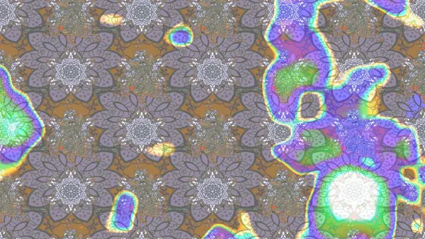 Gri renkli şirin çiçek deseni. Raster Modaya uygun kumaş deseni. Renkli Bahar Teması eskiz kalıbı. Düz Çiçek Elementleri Tasarımı.