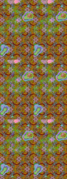 Eski moda arka plan. Kıvırcık, parlak örgü. Desen, çizim, çiçek sınırı. Raster illüstrasyonu. Çiçek çelengi. Güzel, pürüzsüz kumaş, tuval..