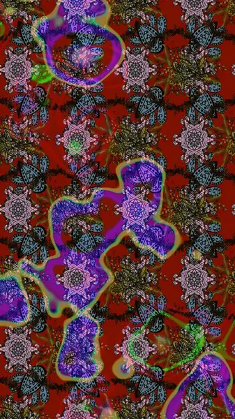 Güzel kumaş deseni. Güzel suluboya yaz çiçekleri deseni..