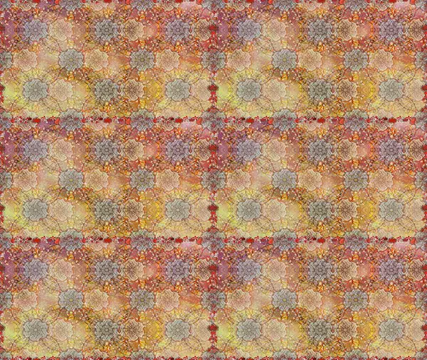 Çiçeğin suluboya çizimlerinin mükemmel deseni. Raster illüstrasyonu. Suluboya kusursuz desen. Eski model. Dekorasyon ve tasarım için güzel bir desen. Moda yazdırma.