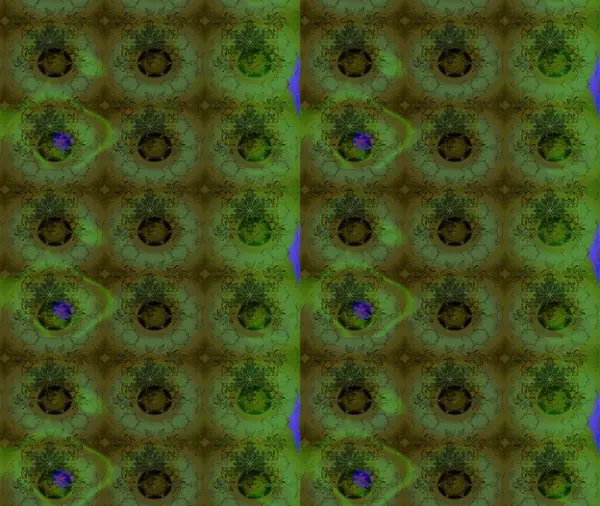 Modern stil dokusu. Çiçek desenli raster, yeşil çizgi grafik deseni soyut raster arkaplan.