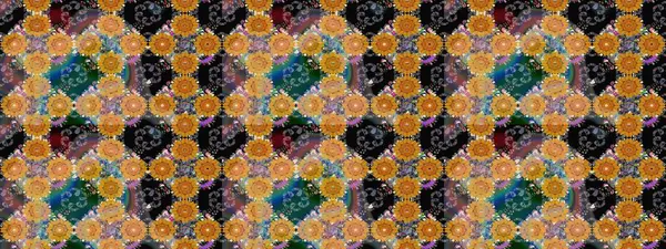 Renkli Bahar Teması eskiz kalıbı. Düz Çiçek Elementleri Tasarımı. Çiçek desenli eskiz, yaz çiçekleri. Turuncu renkte çiçekler.