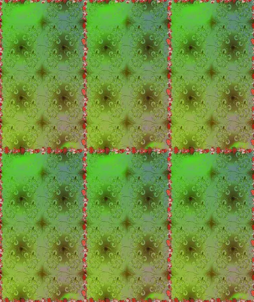 Çiçeksiz arka plan. Şatafatlı bahar bahçesi dokusu. Raster illüstrasyonu. Çiçek deseni.