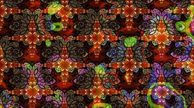 Anti-stres için soyut örnek sayfası. Raster illüstrasyonu. Kahverengi renklerde.