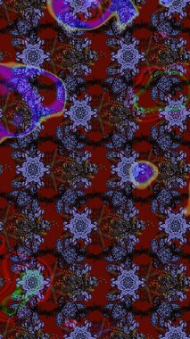 Raster illüstrasyonu. Küçük bir çiçekte eskiz deseni. Hoş bir çiçek geçmişi var. Güzel kumaş deseni.