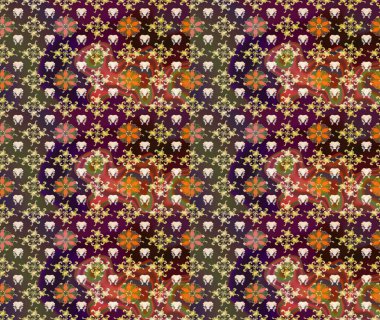 Etnik Mandala süsleme. Kullanılabilir Tekstil, tebrik kartı, boyama kitabı, telefon durumda yazdırma için. Raster kına dövme tarzı. Hint çiçek desenli madalyon desen.