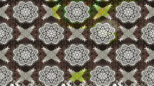 Raster - stok. Gri çiçekli eskiz deseni, suluboya çiçek deseni, sevimli çiçek, duvar kağıdı, kart veya kumaş için fayanslı.