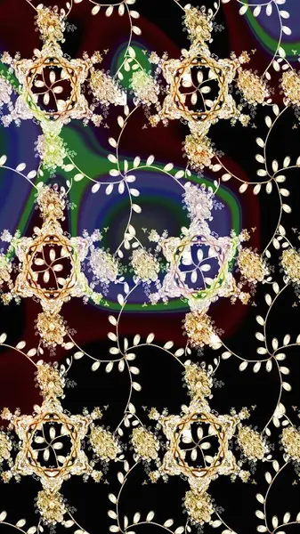 Modern stil dokusu. Çiçek desenli raster, siyah, bej ve kahverengi çizgi grafik deseni soyut raster arkaplan.