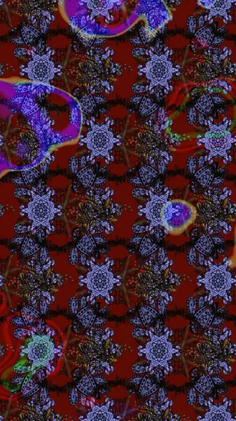 Raster illüstrasyonu. Küçük bir çiçekte eskiz deseni. Hoş bir çiçek geçmişi var. Güzel kumaş deseni.