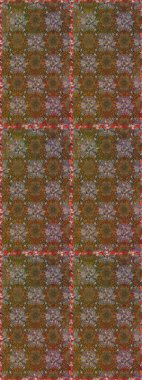 Düz Çiçek Elementleri Tasarımı. Süslü kumaş deseni. Renkli Bahar Temalı Kusursuz Arkaplan. Raster illüstrasyonunda kusursuz çiçek deseni.