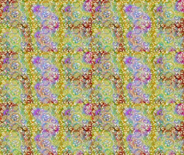 Hediye ambalaj kağıdı, tebrik kartları, posterler ve pankart tasarımı. Raster düz çiçek çizim deseni. Tarafsız renklerde çiçekler.