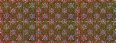 Kahverengi ve bej renkli çiçekler. Küçük çiçekte sevimli çiçek deseni var..