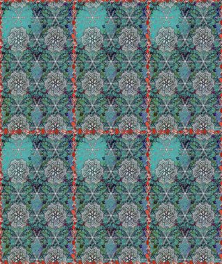 Parlak elementlerin. El çizimi Raster çizimi. Duvar kağıdı, web sayfası arka planı, ambalaj kağıdı, davetiye, broşür, afiş veya web sitesi için kusursuz çiçek deseni kullanılabilir.