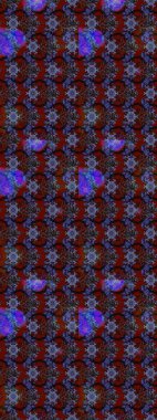 Kırmızı, siyah ve kahverengi renkte çiçekler. Hediye ambalaj kağıdı, tebrik kartları, posterler ve pankart tasarımı. Raster düz çiçek çizim deseni.