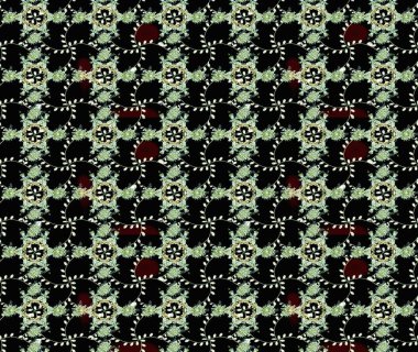 Kızılderili desenli desenli desenli şal deseni. Tekstil, tebrik kartı, boyama kitabı, telefon kılıfı baskısı için kullanılabilir. Raster Henna dövme stili. Etnik Mandala süsü.