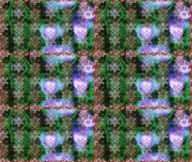 Güzel karalama çiçekleri olan kusursuz çiçek desenleri. Güzel kumaş deseni. Raster illüstrasyonu. Küçük çiçekte sevimli çiçek deseni var..