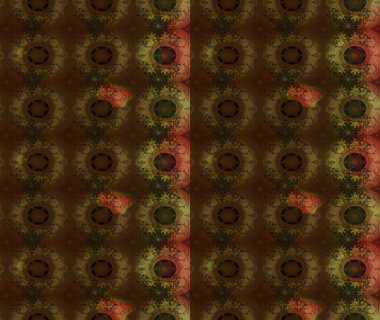 Düz Çiçek Elementleri Tasarımı. Güzel kumaş deseni. Raster illüstrasyonundaki çiçek desenli çizim. Renkli Bahar Teması çizim şablonu.