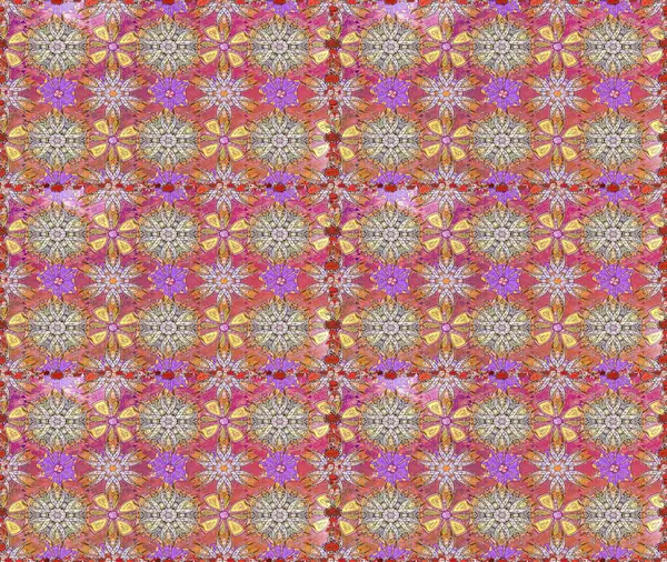 Tarafsız ve pembe renklerde çiçekler. Raster illüstrasyonu. Küçük çiçekte sevimli çiçek deseni var..