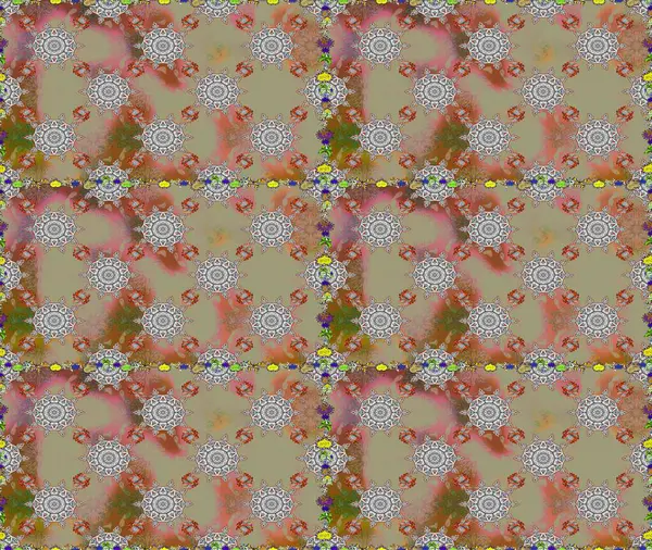 Raster illüstrasyonu. Tarafsız ve gri renklerde. 3D çiçekler, pürüzsüz.