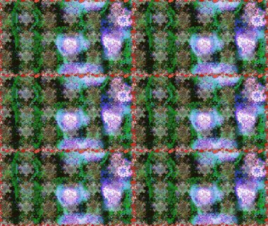 Güzel karalama çiçekleri olan kusursuz çiçek desenleri. Güzel kumaş deseni. Raster illüstrasyonu. Küçük çiçekte sevimli çiçek deseni var..