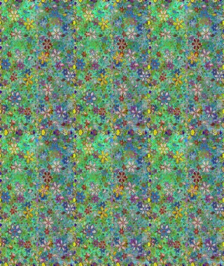 Parlak renkli çiçekleri ve yeşil ve mavi renklerde yaprakları olan şaşırtıcı, pürüzsüz çiçek deseni. Moda baskıları için zarif bir şablon. Halk tarzı. Modern çiçek arkaplanı.