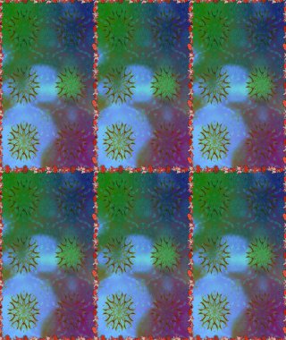 Soyut zarafet, çiçekli arkaplan deseni. Raster Güzel kumaş deseni.