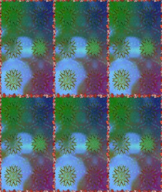 Soyut zarafet, çiçekli arkaplan deseni. Raster Güzel kumaş deseni.