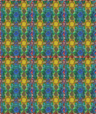 Çiçek deseni. Şatafatlı bahar bahçesi dokusu. Çiçeksiz arka plan. Raster illüstrasyonu.