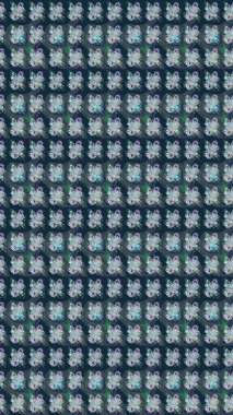 Raster. Eskiz geçmişi. Raster illüstrasyonu. Eski usul. Tomurcukları çiçek olan sevimli bir çiçek deseni. Kumaş, tekstil ve duvar kağıdı baskısı için..