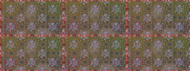 Raster illüstrasyonu. Modaya uygun kumaş deseni. Kusursuz Tony kumaş deseni. Küçük çiçekte sevimli çiçek deseni var..