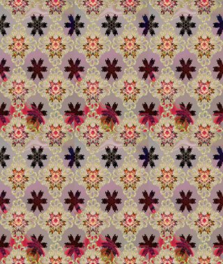 Hediye ambalaj kağıdı, tebrik kartları, posterler ve pankart tasarımı. Raster düz çiçek çizim deseni. Bej renkte çiçekler.