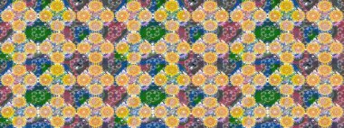 Küçük çaplı çiçeklerdeki basit şirin desenler. Tekstil veya kitap kapakları, imalat, duvar kağıtları, baskı, hediye paketi ve yapıştırma kitabı için çiçek eskizi geçmişi. Raster illüstrasyonu.