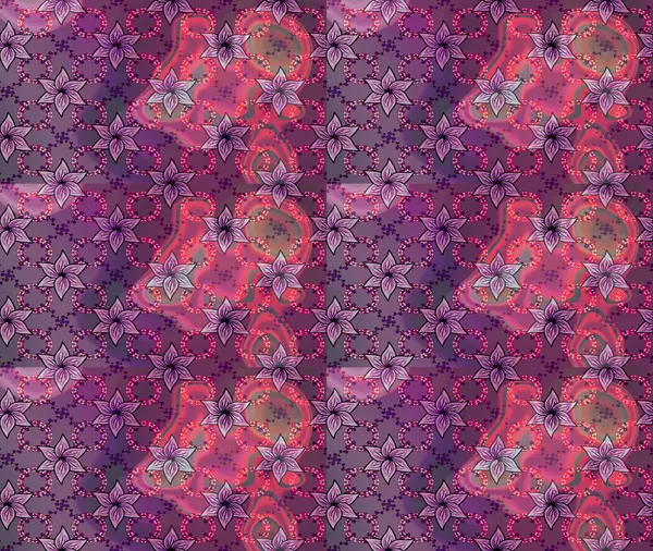 Doğum günü kartı ya da düğün davetiyesi. Çiçekli tebrik kartı. Mor ve pembe renklerde. Raster illüstrasyonu. Çiçek arkaplan. Suluboya çiçek buketi.