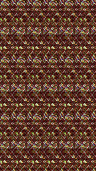 Vadinin çiçekleri kahverengi, kırmızı ve siyah renklerde. Çiçeksel çizim kalıbının çizimi.