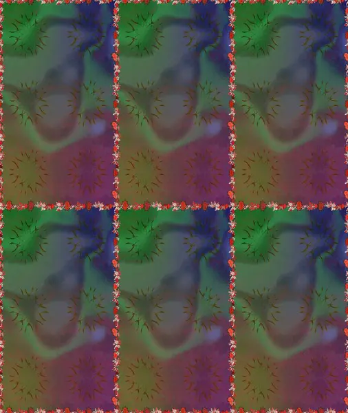 Raster Hip kumaş deseni. Kusursuz Vintage Çiçek Deseni.