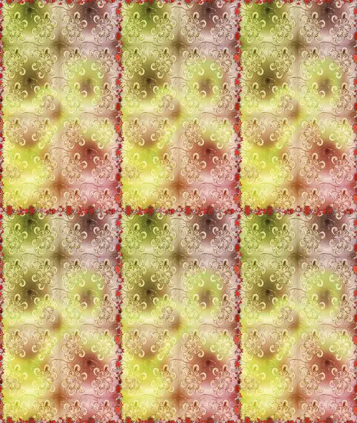 Tekstil, tebrik kartı, boyama kitabı, telefon kılıfı baskısı için kullanılabilir. Etnik Mandala süsü. Raster Henna dövme stili. Hint çiçekli desenli şal desenli..