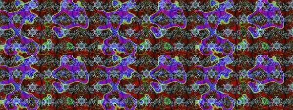 Kahverengi, mavi ve kırmızı renkte çiçekler. Raster illüstrasyonu. Çiçek desenli eskiz, vuruşlar, sıçramalar, yaz çiçekleri..