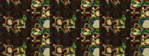 Parlak çiçekli kolaj çiçekleri kahverengi, gri ve yeşil. Çiçek tasarımı için inanılmaz bir kolaj cenneti tarzı. Çiçekli zambaklar eskiz arka planı.