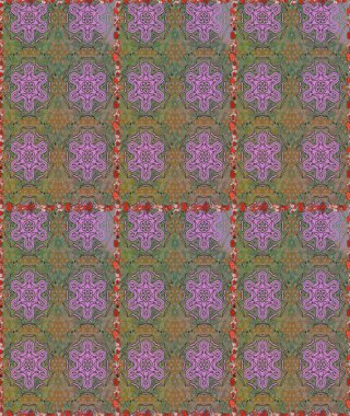 Raster. Raster illüstrasyonu. Kusursuz bir geçmişi var. Eski usul. Kumaş, tekstil, duvar kağıdı baskısı için. Tomurcukları çiçekli sevimli çiçek deseni..