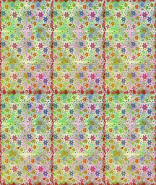 Nötr ve bej renkli papatyaların nötr ve bej renkli desenleri. Tarafsız ve bej renklerde. Raster illüstrasyonu.