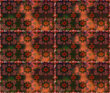 Raster illüstrasyon. Küçük çiçek sevimli çiçek desen. Sorun -suz.