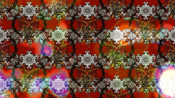 Robot resim. Moda baskıları için zarif bir şablon. Çiçekli yaz çiçekleri. Küçük çiçekte güzel bir desen. Motley illüstrasyonu. Küçük renkli çiçekler..