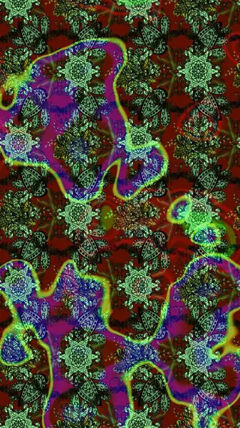 Raster Güzel kumaş deseni. Çiçek arkaplan ile soyut zarafet çizim deseni.