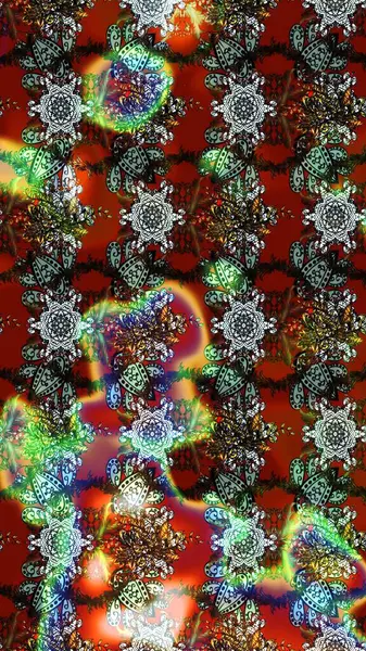 Kahverengi, kırmızı ve gri el çizimi deseni. Sanat ilham verici, kırmızı ve gri renkli çiçekler ve yapraklar. Raster deseni. Karalama çiçekleri çizim deseni.