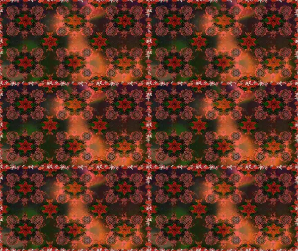 Raster illüstrasyon. Küçük çiçek sevimli çiçek desen. Sorun -suz.