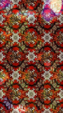 Çiçekli el çizimi çizimi deseni. Modern gelişim kahverengi, kırmızı ve siyah raster arka plan duvar kâğıdı resimli klasik çizgi çizgisi, desenli desenli çiçekler, çiçekli süsler.