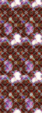 Bahar mevsimi. Nazik romantik baskı. Kahverengi, kırmızı ve nötr renklerde çiçekler. Tatil havası. Raster güzel bir çiçek deseni çiziyor..