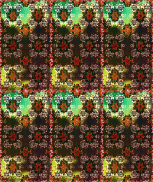 Moda baskıları için zarif bir şablon. Küçük çiçekte güzel bir desen. Kahverengi ve gri çiçekli bahar çiçekleri. Motley illüstrasyonu. Küçük renkli çiçekler..